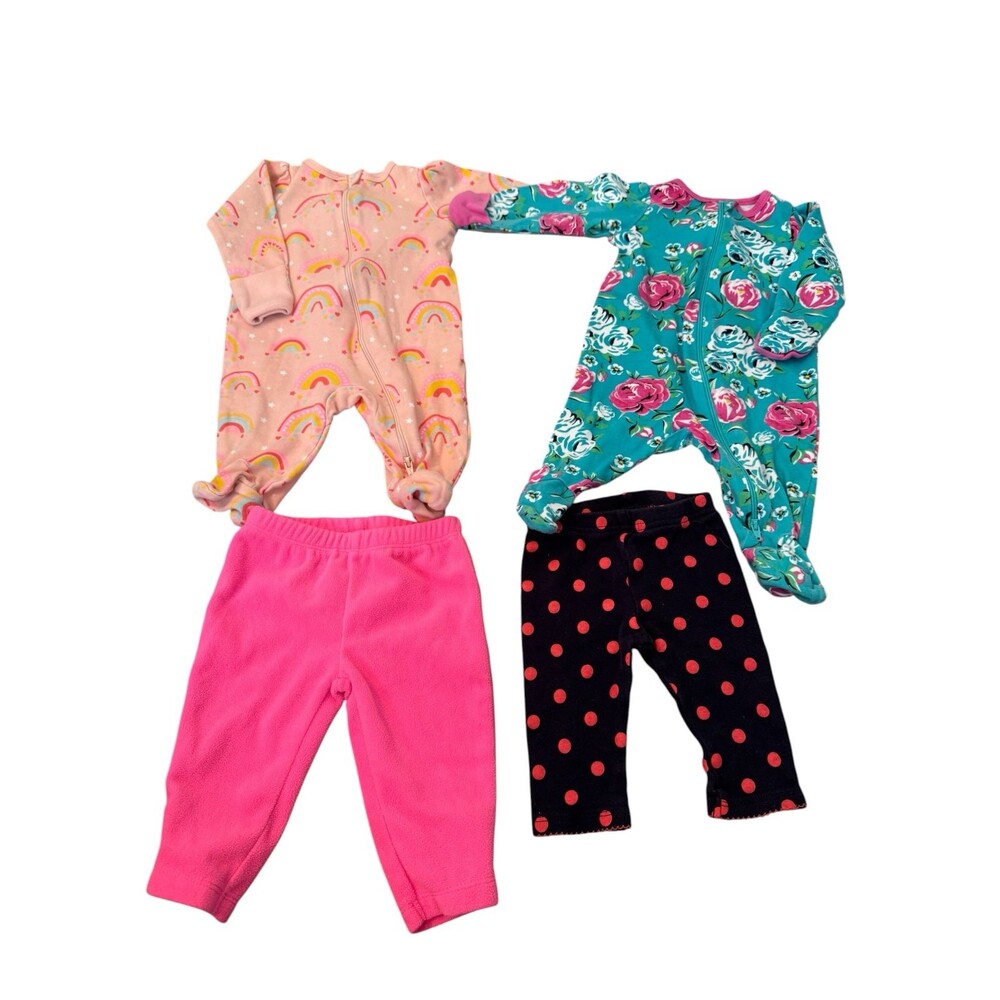 Bundle of Baby Girl Clothes 0-3M / 3M Carter’s Child of Mine Wonder Nation Multi